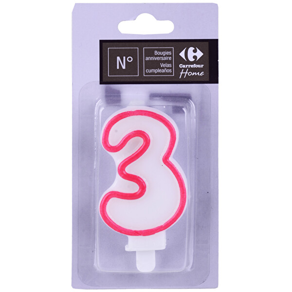 CARREFOUR DOĞUM GÜNÜ MUMU NO:3 CARREFOUR DOĞUM GÜNÜ MUMU NO:3
