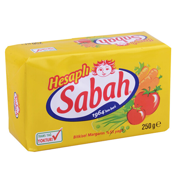 Hesaplı Sabah Margarin Paket 250 g