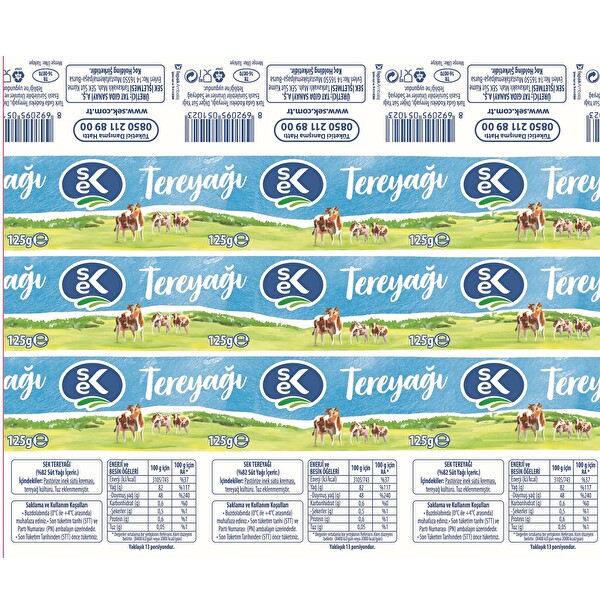 Sek Tereyağ 125 g Sek Tereyağ 125 g