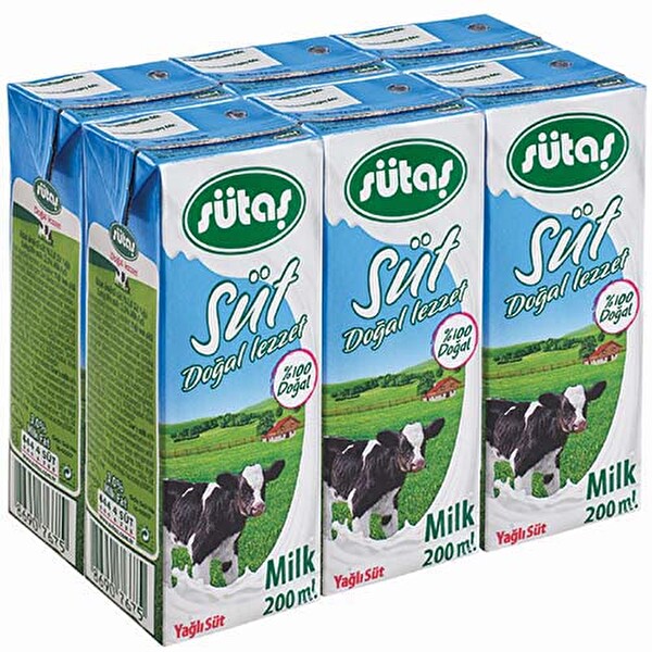 Sütaş Süt Uht 6'lı 200 ml Sütaş Süt Uht 6'lı 200 ml
