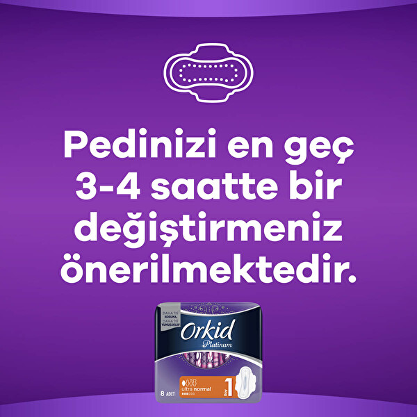 Orkid Platinum Hijyenik Ped Normal Ekonomik Paket 14 Ped Orkid Platinum Hijyenik Ped Normal Ekonomik Paket 14 Ped
