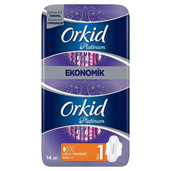 Orkid Platinum Hijyenik Ped Normal Ekonomik Paket 14 Ped Orkid Platinum Hijyenik Ped Normal Ekonomik Paket 14 Ped
