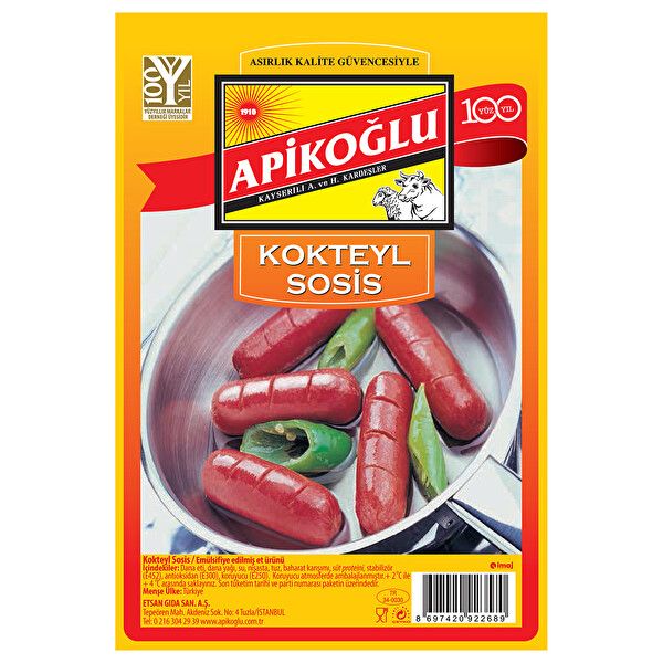 Apikoğlu %100 Dana Sosis kg