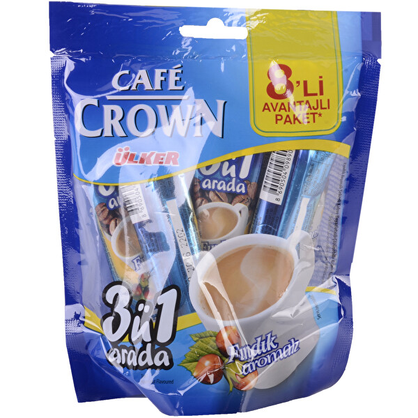Ülker Cafe Crown 3'ü 1 Arada Fındıklı 8'li