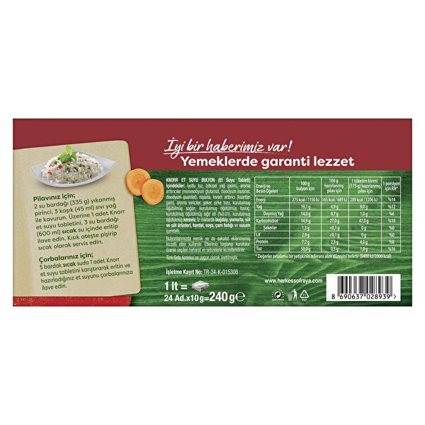 Knorr Et Bulyon 24*10 g 30088732 CarrefourSA