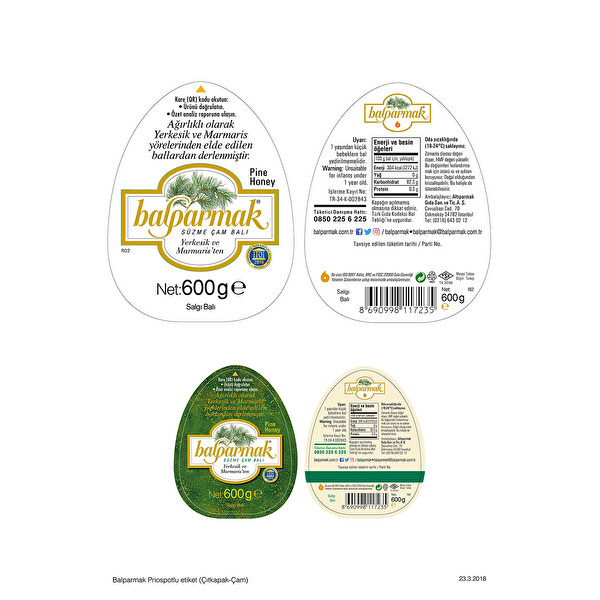 Balparmak Çıtkapak Çam Balı 600 g Balparmak Çıtkapak Çam Balı 600 g
