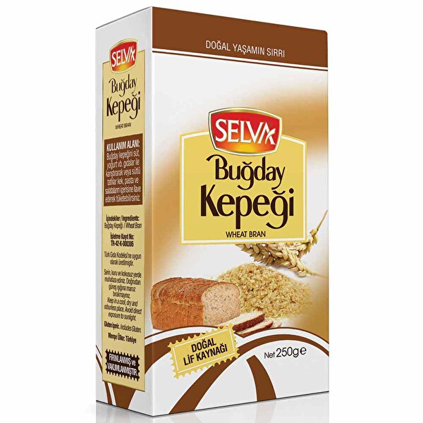 SELVA BUĞDAY KEPEĞİ 250GR SELVA BUĞDAY KEPEĞİ 250GR