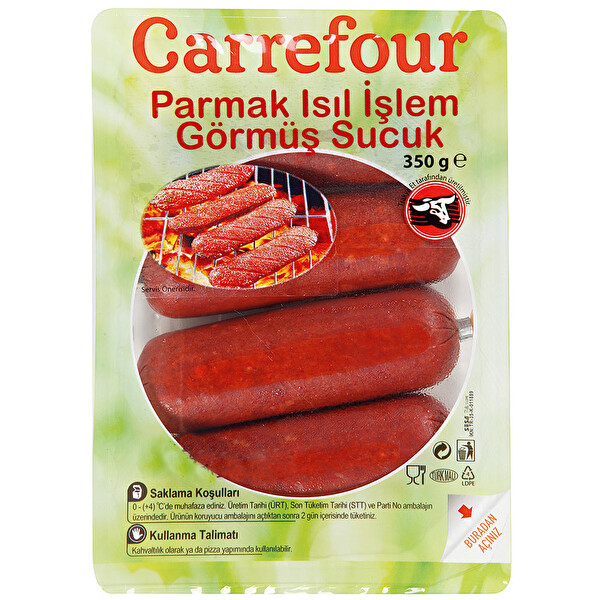 Carrefour Parmak Sucuk 350 g Carrefour Parmak Sucuk 350 g