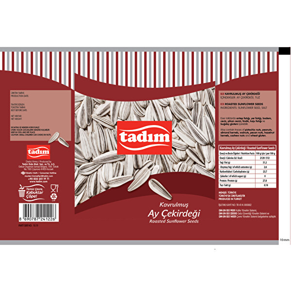 Tadım Ayçekirdeği Klasik 50 g Tadım Ayçekirdeği Klasik 50 g