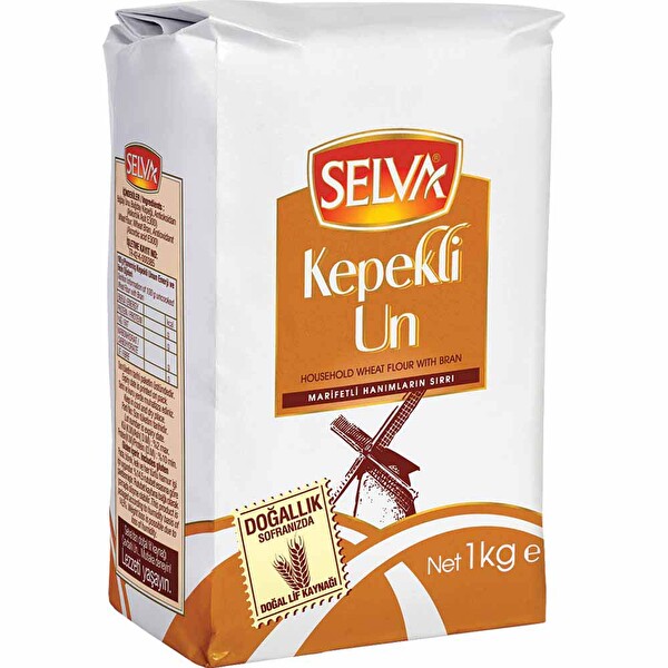 Selva Kepekli Un 1 kg Selva Kepekli Un 1 kg