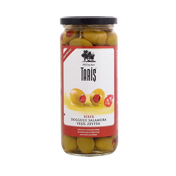 Tariş Biber Dolgulu Yeşil Zeytin 500 g Tariş Biber Dolgulu Yeşil Zeytin 500 g