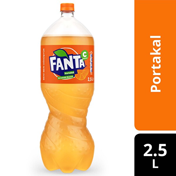Fanta Portakal Aromalı Gazoz Pet 2 5 L