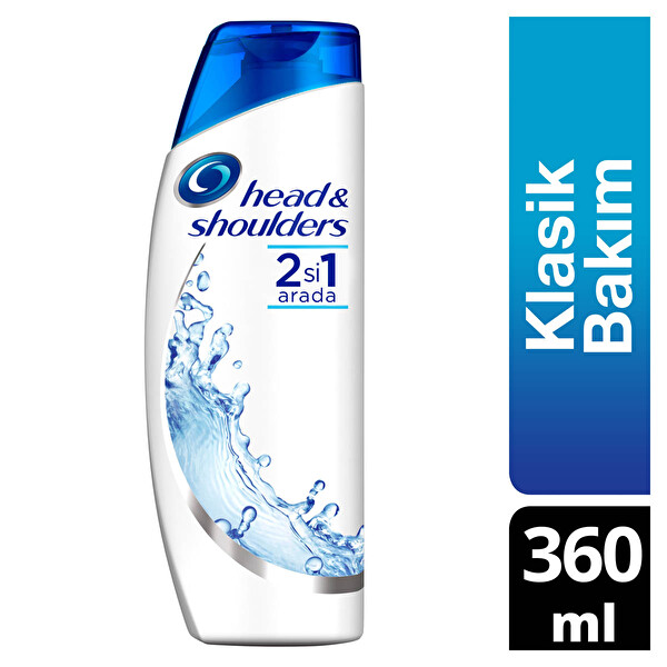 Head & Shoulders 2'si 1 Arada Şampuan Klasik Bakım 360 ml Head & Shoulders 2'si 1 Arada Şampuan Klasik Bakım 360 ml