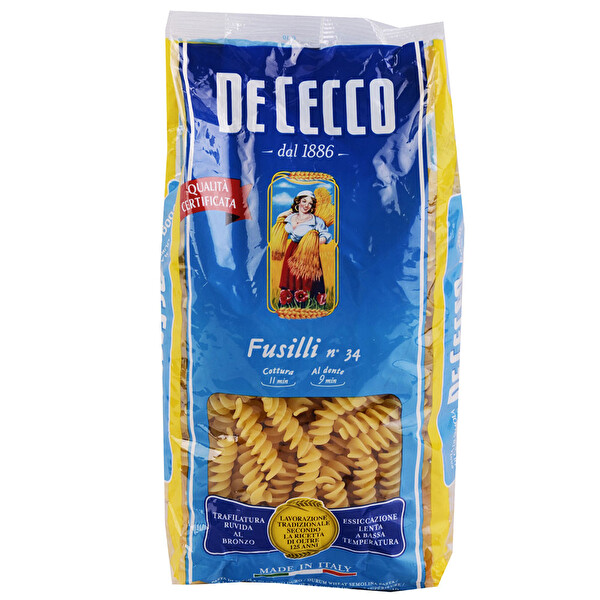 De Cecco Fusilli Makarna 500 g De Cecco Fusilli Makarna 500 g