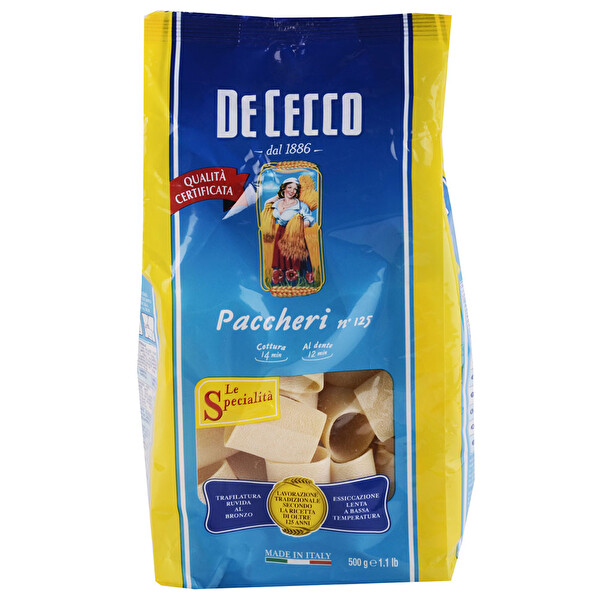 De Cecco Paccheri Makarna 500 g