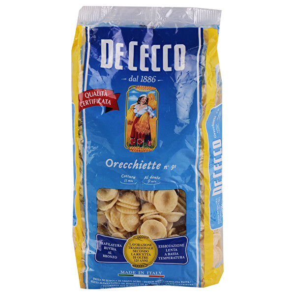 De Cecco Orecghiette Makarna 500 g De Cecco Orecghiette Makarna 500 g