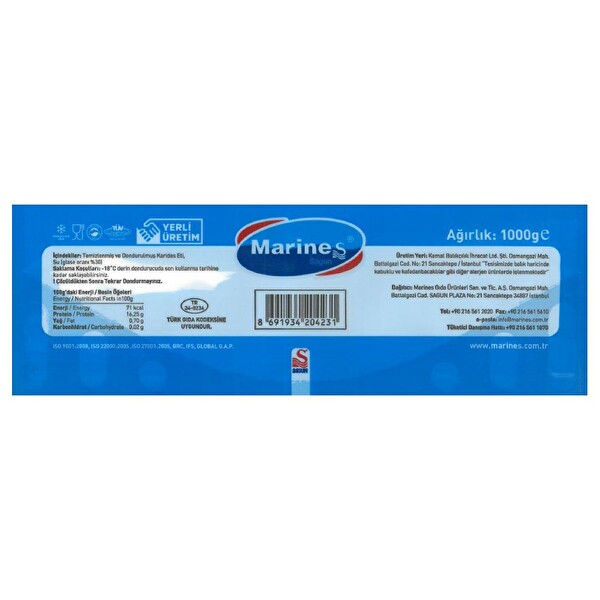 Marines Karides Deluxe 1000 g Marines Karides Deluxe 1000 g