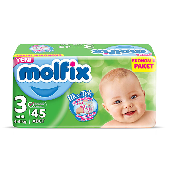 Molfix Eko Paket 3 Beden 45Li Midi 30090579 CarrefourSA