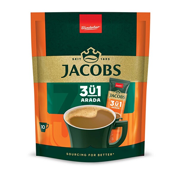 Jacobs 3'ü 1 Arada 10'lu Paket