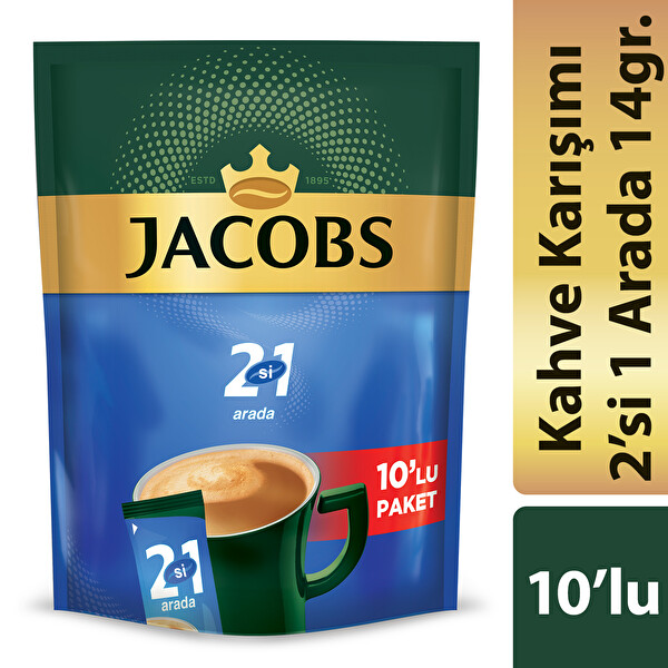 Jacobs 2'si 1 Arada 10'lu Paket