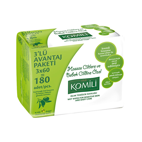 Komili Sensitive Islak Havlu Komili Sensitive Islak Havlu