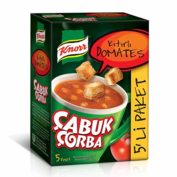 Knorr Çabuk Çorba Domates- 5 al 4 öde Knorr Çabuk Çorba Domates- 5 al 4 öde