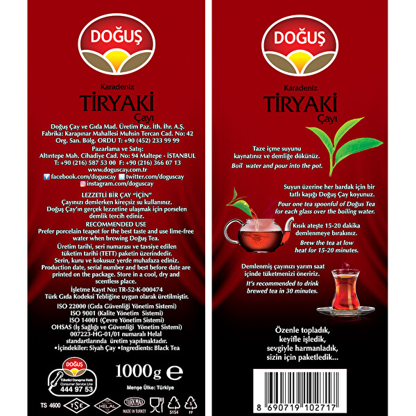 Doğuş Tiryaki 1 kg Doğuş Tiryaki 1 kg