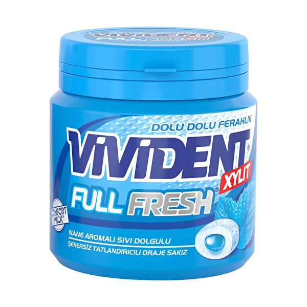 Vivident Full Fresh Sakız Nane Aromalı 96 g Şişe