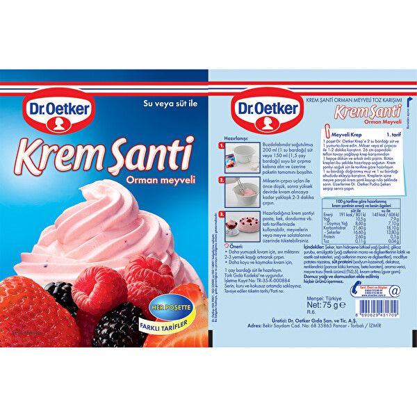 Orman Meyveli Krem Santi 75 G 30091959 Carrefoursa