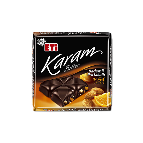Eti Karam Bademli Portakallı Çikolata 70 G