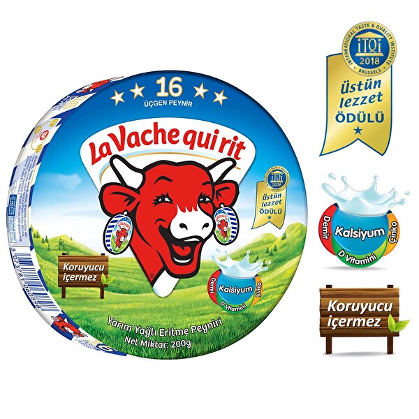 La Vache Qui Rit 16 Porsiyon 200 g La Vache Qui Rit 16 Porsiyon 200 g