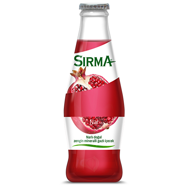 Sırma Nar Aromalı Gazlı İçecek 20 cl Sırma Nar Aromalı Gazlı İçecek 20 cl