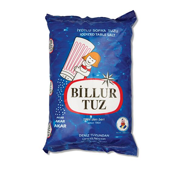 Billur İyotlu Sofra Tuzu 750 g Billur İyotlu Sofra Tuzu 750 g