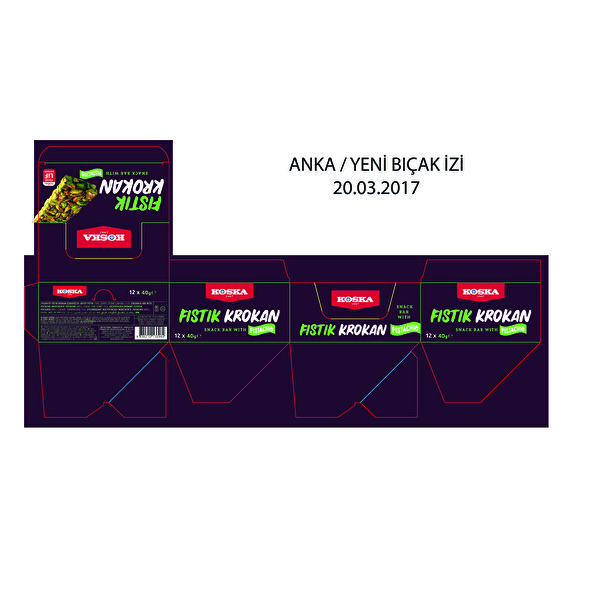 Koska Fıstık Krokan 40 g Koska Fıstık Krokan 40 g