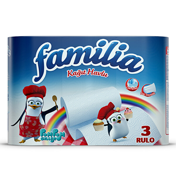 Familia 3'lü Kağıt Havlu Familia 3'lü Kağıt Havlu