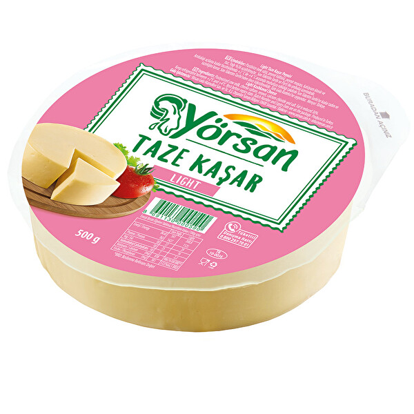 Yörsan Light Piknik Kaşar 500 g Yörsan Light Piknik Kaşar 500 g