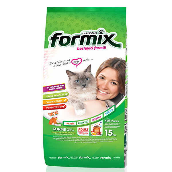 Formix 15 kg Tavuklu Balık Etli Kedi Kuru Mama Formix 15 kg Tavuklu Balık Etli Kedi Kuru Mama