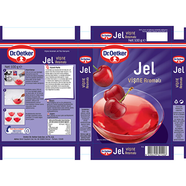 Dr Oetker Jel Visne Aromali 100 G 30095673 Carrefoursa
