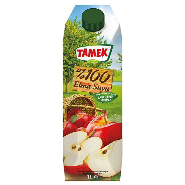 Tamek %100 Elma Suyu 1 LT (TP) Tamek %100 Elma Suyu 1 LT (TP)