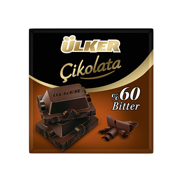 Ülker %60 Bitter Çikolata Kare 60 G