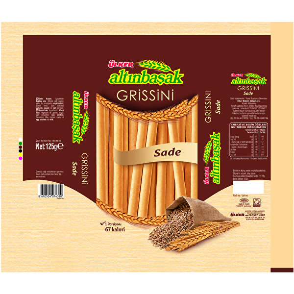 Ülker Altınbaşak Grissini 125 g Ülker Altınbaşak Grissini 125 g