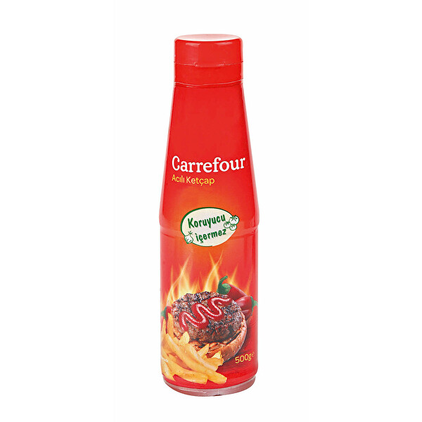 Carrefour Acı Ketçap 500 g Carrefour Acı Ketçap 500 g