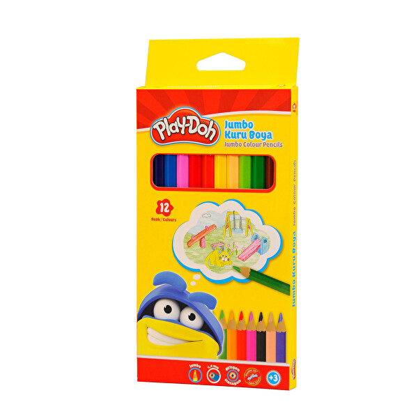 Play-Doh Kuruboya Jumbo 12 Renk