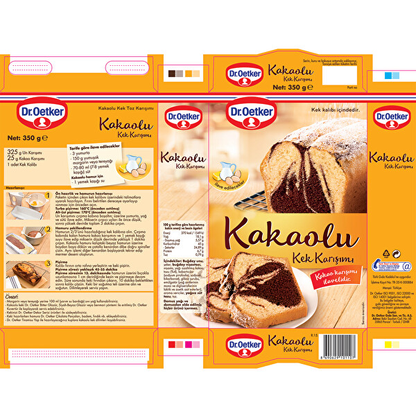 Dr Oetker Kekun Kakaolu 350 G 30096823 Carrefoursa