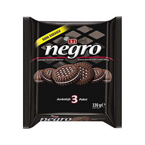 Eti Negro 3'lü 330 G