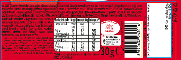 Nestlé Classic Sütlü Baton 35 g Nestlé Classic Sütlü Baton 35 g