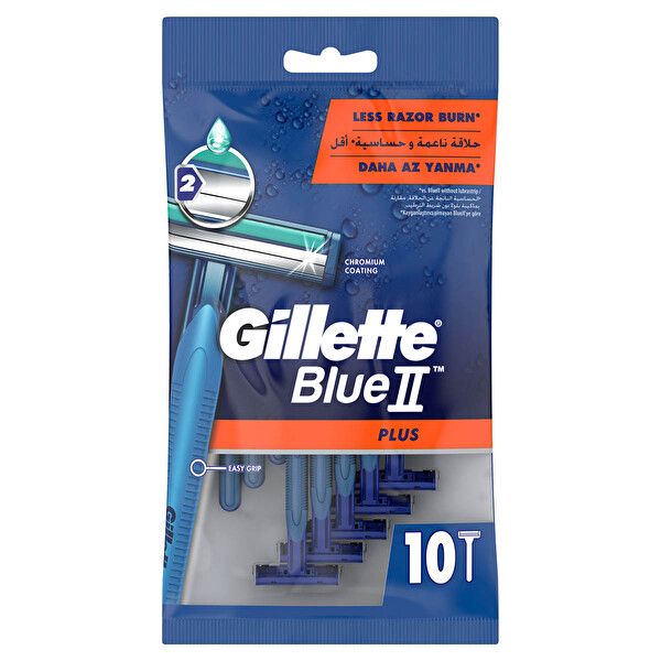 Gillette Blue2 Plus Kullan At Tıraş Bıçağı 10'lu Gillette Blue2 Plus Kullan At Tıraş Bıçağı 10'lu