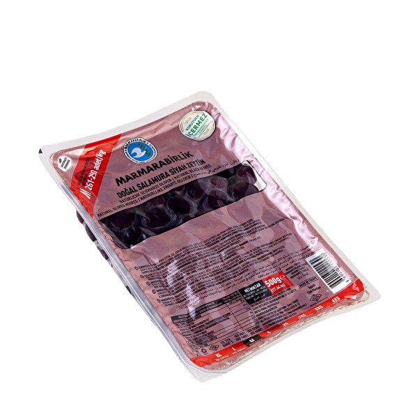 Marmarabirlik Vakumlu Süper Siyah Zeytin 500 Gr