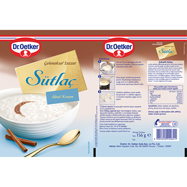 Dr Oetker Sutlac Poset 155 G 30097464 Carrefoursa