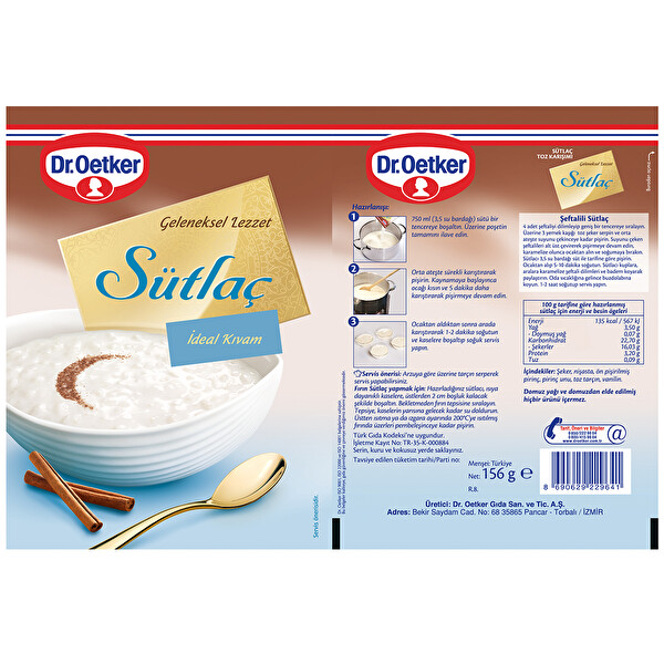 Dr Oetker Sutlac Poset 155 G 30097464 Carrefoursa